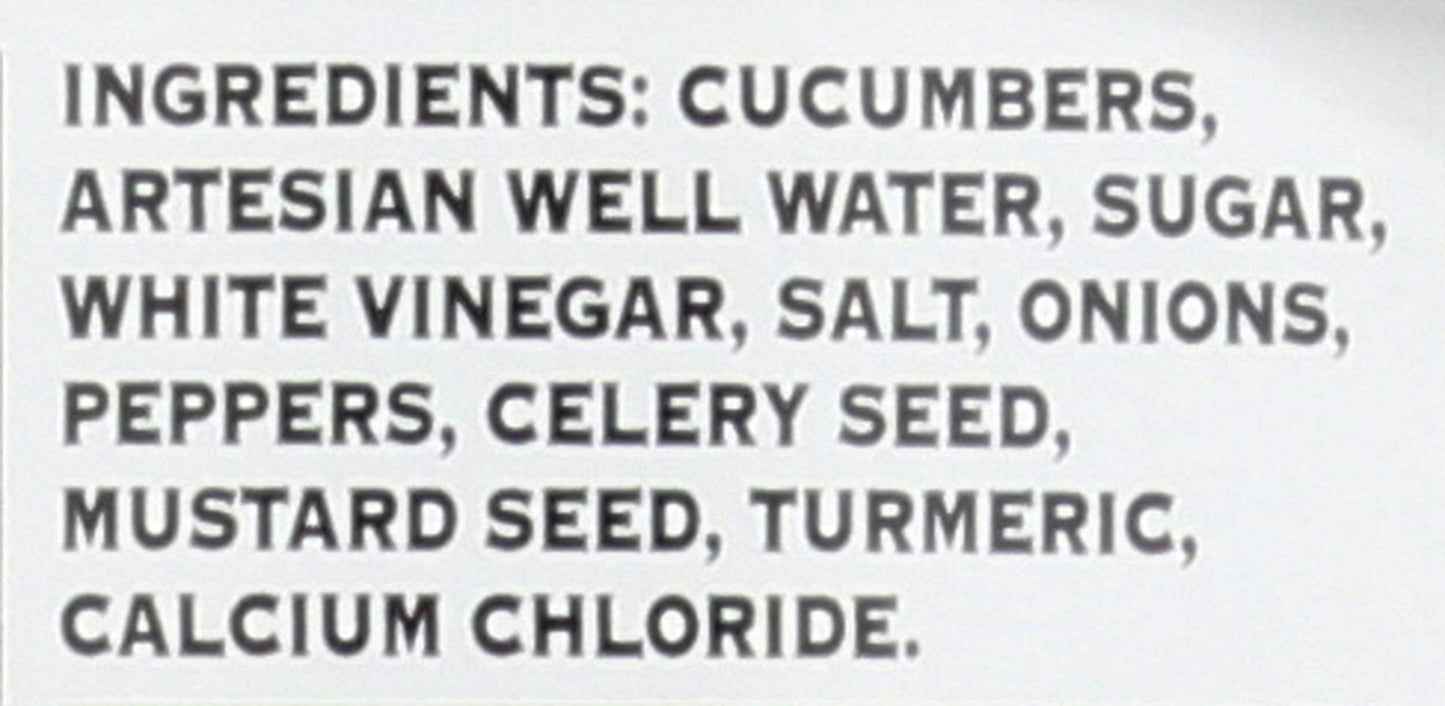 Bubbies, Pickles, Bread & Butter, 33 oz