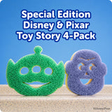 Scrub Daddy Scrub Mommy Toy Story Rocket Ship FlexTexture + ResoFoam Cleaning Sponges - Non-Scratch Sponges for Everyday Cleaning - Kitchen, Bathroom