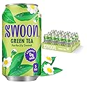 Swoon Perfectly Sweet Green Tea | Zero Sugar, Lightly Caffeinated & Refreshing | Keto, Paleo, Vegan, Non-GMO & Gluten-Free | Naturally Sweetened