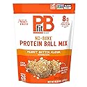 PBfit No Bake Peanut Butter Protein Ball Mix, 8g Protein, Made with Chia Seeds & Whole Grain Oats, Gluten Free, Vegan Snacks, 10.58 Oz Bag