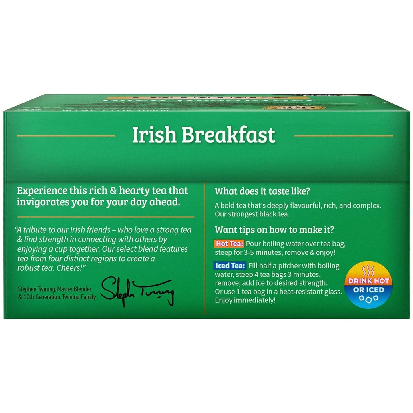 Twinings Black Tea Bags, Irish Breakfast, 50 Count