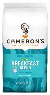 Cameron's Coffee Roasted Ground Coffee Bag, Decaf Breakfast Blend, 28 Ounce