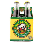 KauffmanTreats Kutztown Glass Bottle Sarsaparilla Soda, Favorite Amish Drink, 12 Oz. Bottles (Pack of 4)