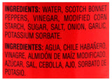JCS Hot Scotch Bonnet Pepper Sauce (Pack of 3), 5 oz Jars