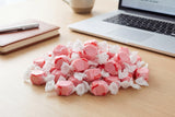 Cinnamon Salt Water Taffy 1.5 lbs, Soft Chewy Candy, Sweet & Spicy Flavor, Individually Wrapped Bulk Classic Old Fashioned Treat