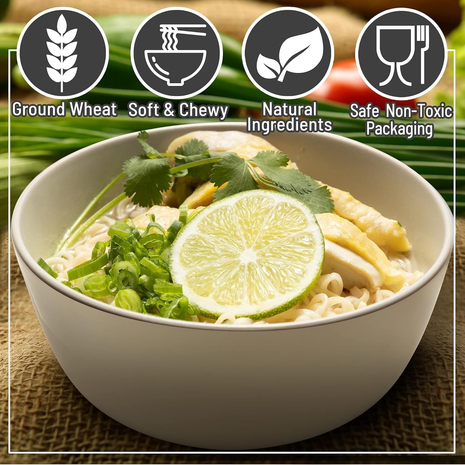 VI HUONG Instant Noodles - Authentic Vietnamese Instant Ramen Soup - Shrimp, Chicken or Pork Flavorful Instant Noodles - 3-min Fast Ramen - Natural