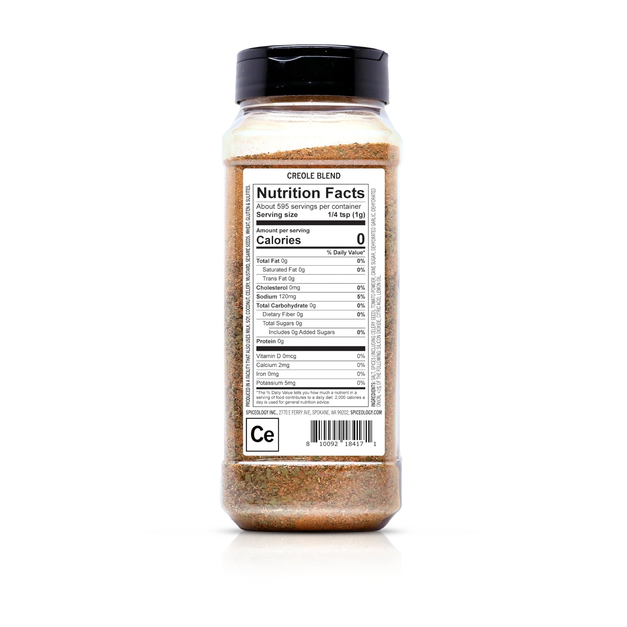 Spiceology - Creole Seasoning Spice Blend - All-Purpose Cooking, BBQ, and Grilling Seasoning