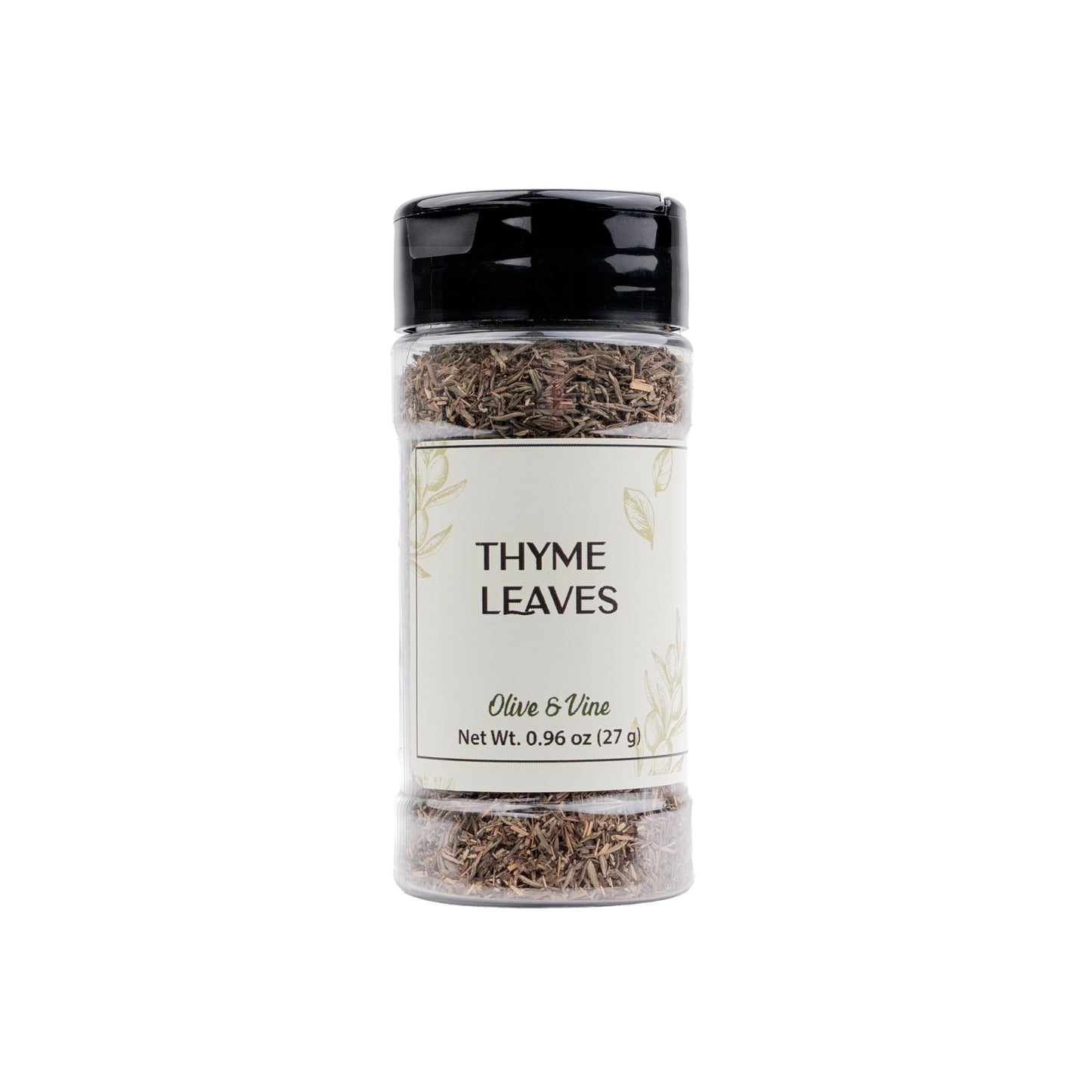 Olive & Vine Thyme Leaves, Earthy & Aromatic, Seasoning for Roasted Meats, Soups, and Mediterranean Dishes, Rich Tradition, Authentic Taste