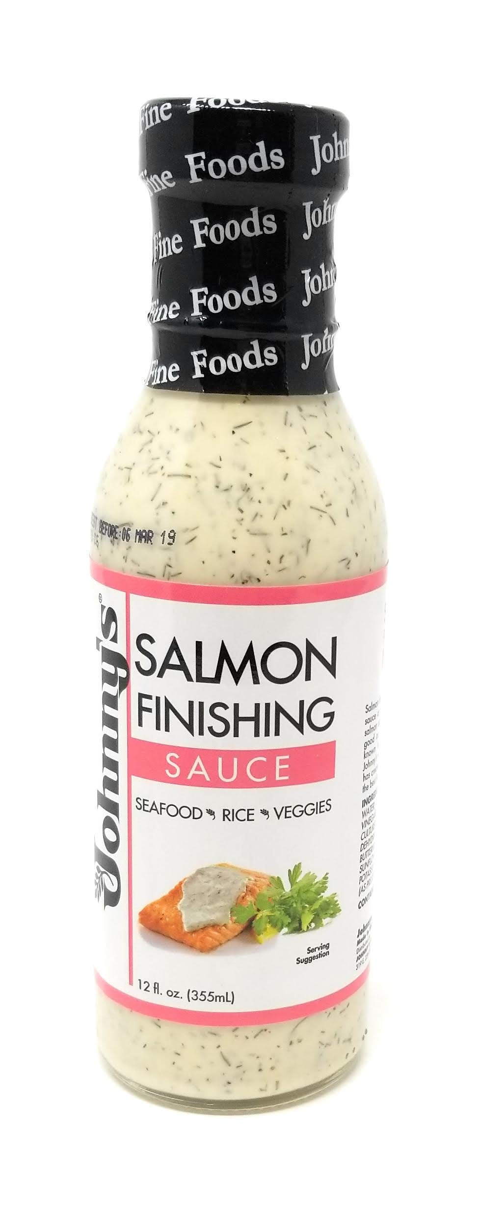 Johnny's Salmon Finishing Sauce, 12 oz