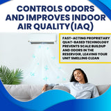 HVAC Guys AC Drain Pan Tablets 12PK | Flow Treat Tablets Prevents Odors, Keeps HVAC Drain Pan Clean, Prevents Overflow | One Tablet Lasts up to 4