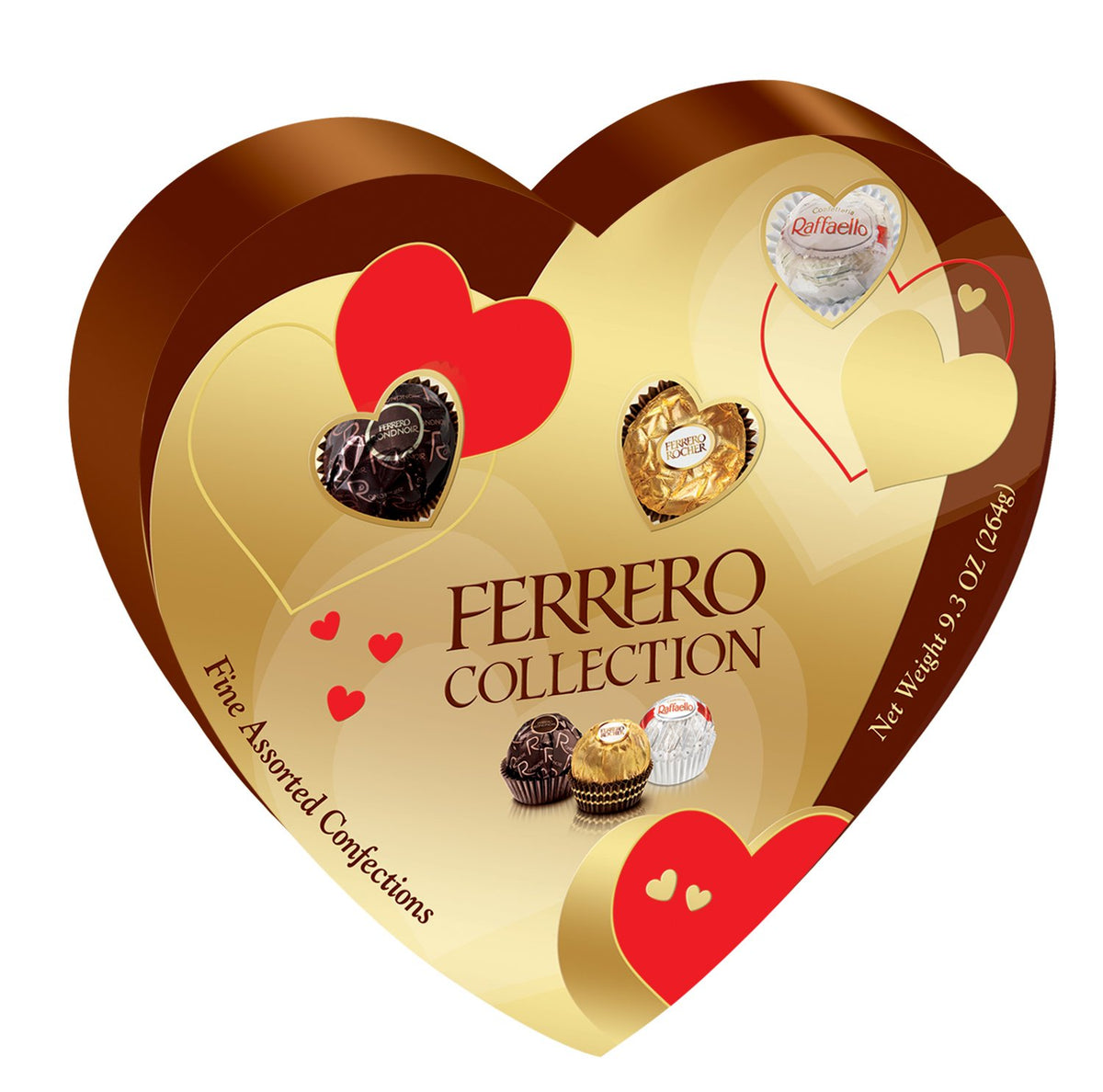 Rondnoir Collection Heart Gift Box, 24 Count