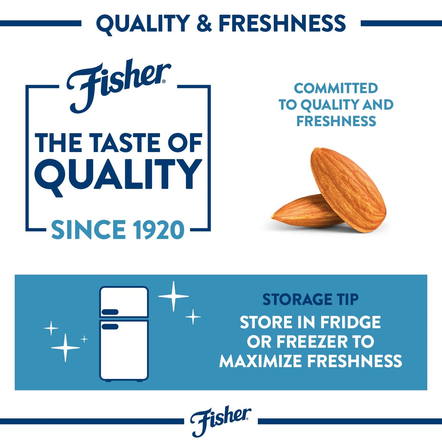 Fisher Chef's Naturals Unsalted Sliced Almonds 24oz Resealable Bag, Raw Nuts Perfect for Cooking, Baking & Snacking, Healthy Snacks for Adults, Vegan