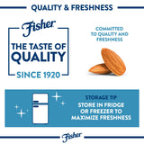 Fisher Chef's Naturals Unsalted Sliced Almonds 24oz Resealable Bag, Raw Nuts Perfect for Cooking, Baking & Snacking, Healthy Snacks for Adults, Vegan