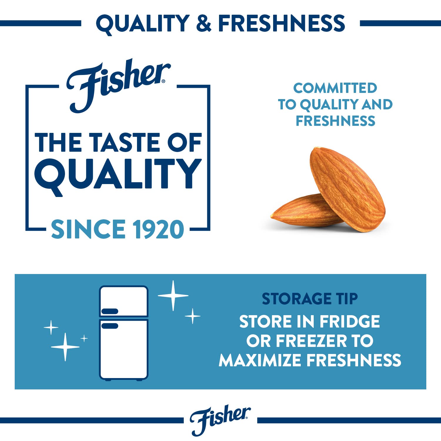 Fisher Chef's Naturals Unsalted Sliced Almonds 24oz Resealable Bag, Raw Nuts Perfect for Cooking, Baking & Snacking, Healthy Snacks for Adults, Vegan