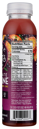 Uncle Matts Organic Ultimate Immune Orange Juice With Elderberry, 12 Fz