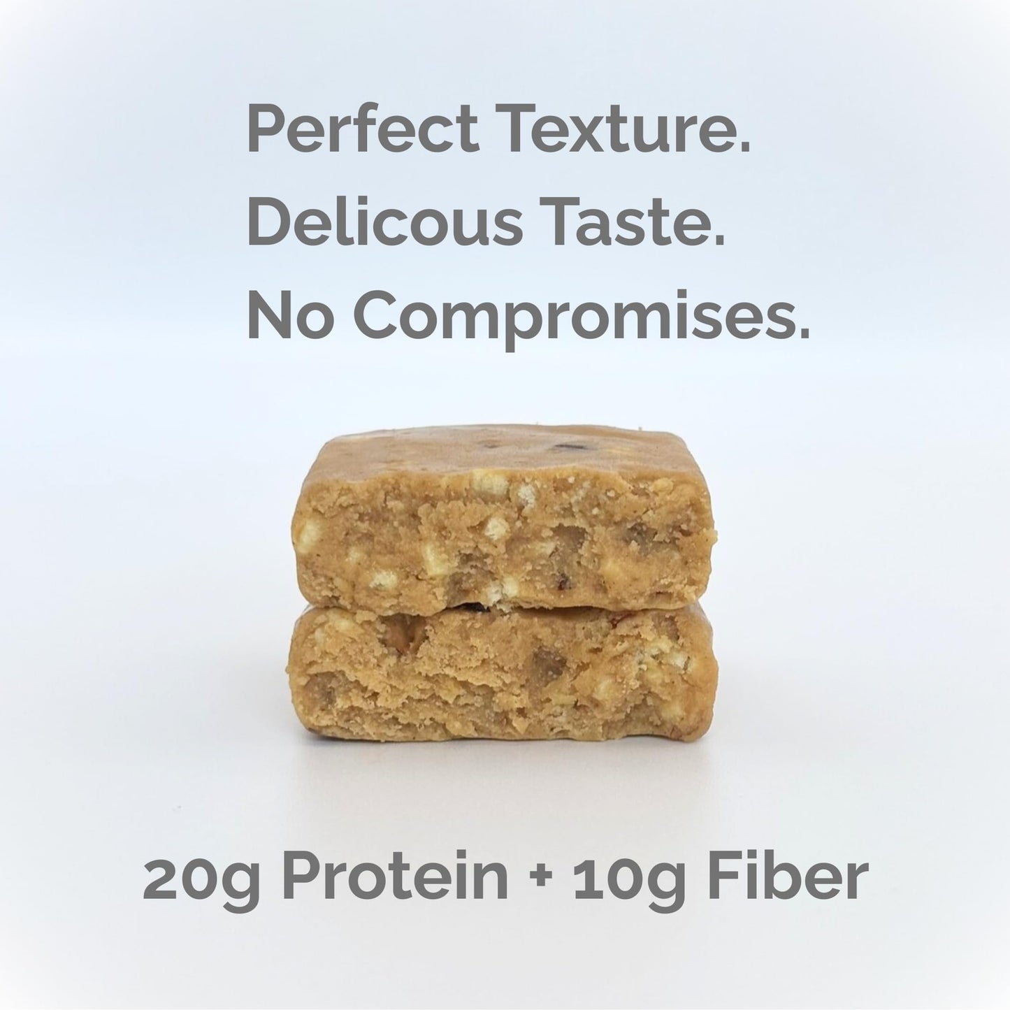 MANOU All Natural High Protein Bar, 20g Protein, 10g Prebiotic Fiber, No Added Sugar, Nothing Artificial (12 Count, Lemon Almond)