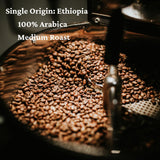 SipHaven | Sipper’s Murmur | Swiss Water Decaf Coffee | Ethiopia Single Origin | Medium Roast Whole Bean | Chemical-Free | Specialty Grade |