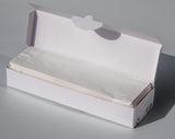 100 Pack 100% White Kraft Paper Bags, 2.75 x 10 inches White Plain Bag Kitchen Cutlery Utensils Holder (Box of 100 pcs)