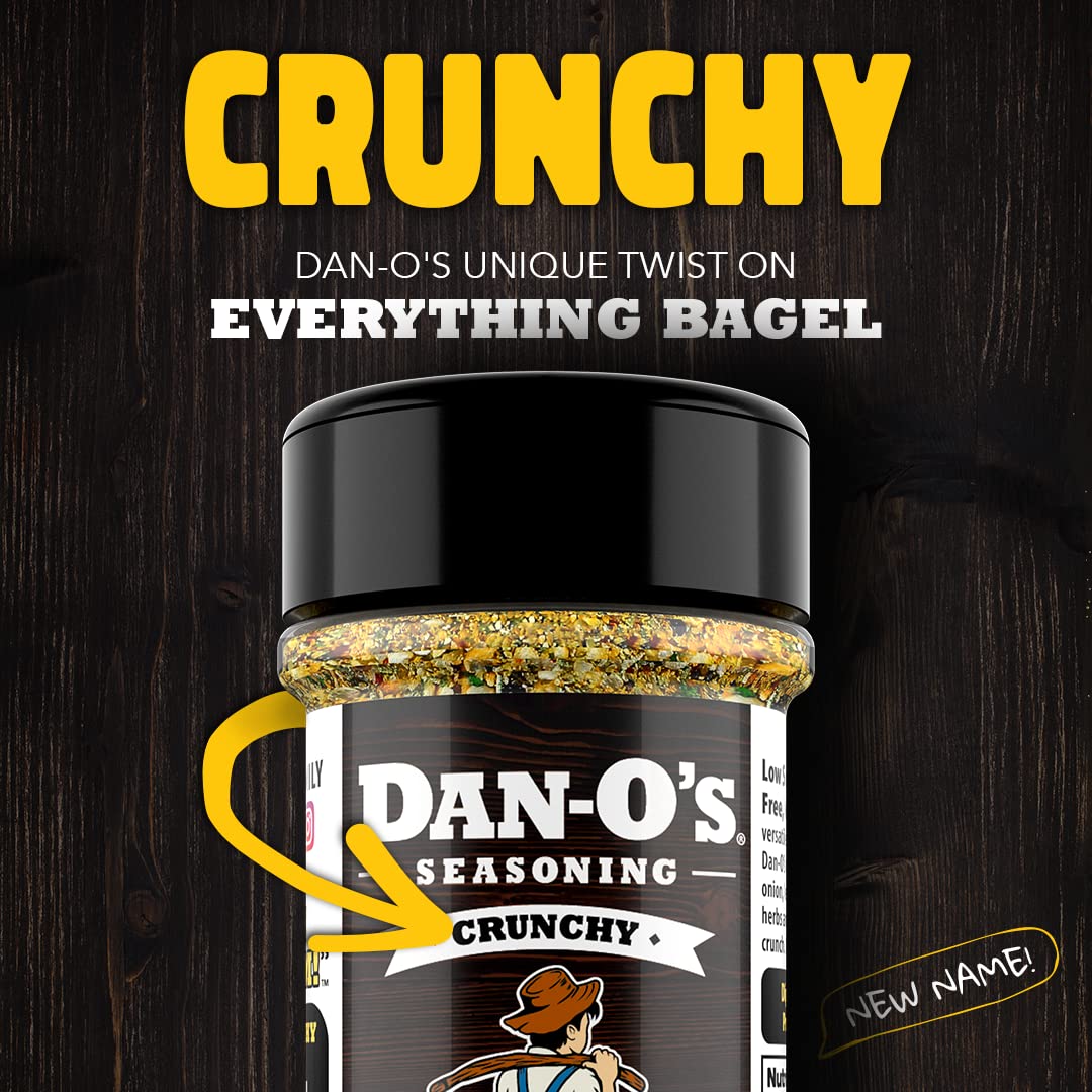 Dan-O's Seasoning Small 4 Bottle Combo | Original, Chipotle, Spicy, & Crunchy | 4 Pack (3.5 oz)
