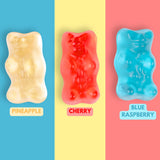 Haribo Goldbears Patriotic 4th of July Gummy Bears, Red, White, and Blue Candy, Independence Day, 4 Ounces, Pack of 3