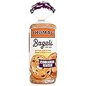 Thomas' Cinnamon Raisin Bagels, 6 count, (3.0 oz each), 8g Protein, Kosher Bagels, 18 oz Bag