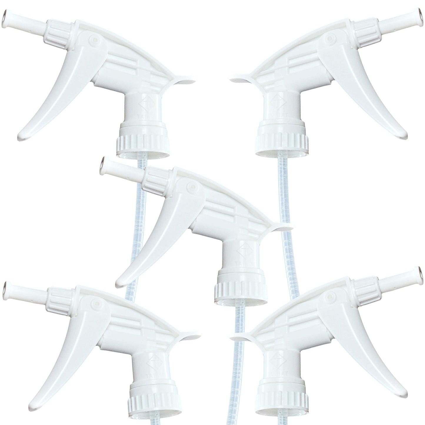 Dirt-Lifting Durable Foaming Spray Heads 5 Pk. Best Heavy Duty Nozzle Replacements for Large 32 Oz Plastic or Glass Bottles. Perfect Foam Nozzles
