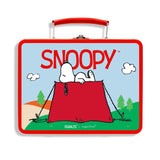 Peanuts x Sugarfina 3 Piece Candy Lunch Box | Chocolate Biscuits, Jelly Bears, Lemonade Stars