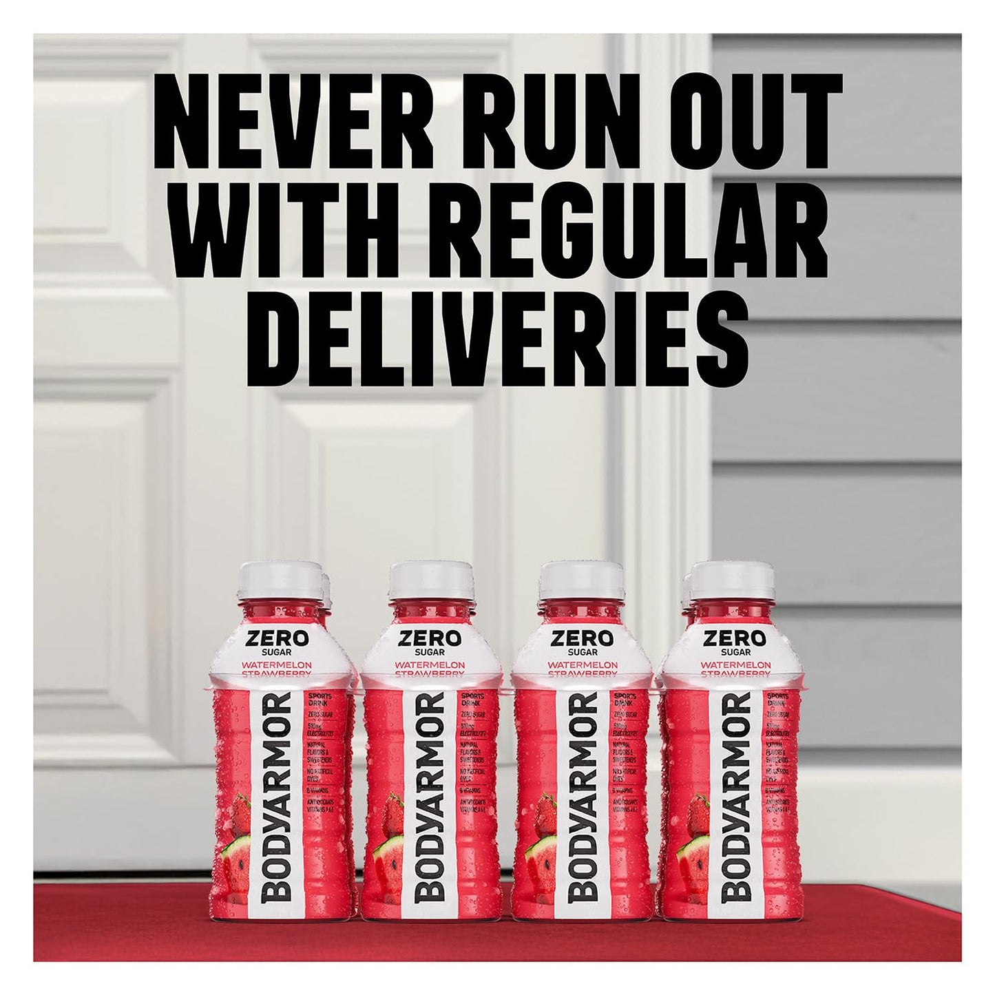 BODYARMOR ZERO Sugar Cherry Berry Lemonade Electrolyte Drink, Natural Flavors, 12 Fl Oz Bottles (8 Pack), B Vitamins & Antioxidants Sugar Free