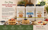 Crepe Mix, Easy Crepe Batter Mix for Sweet & Savory Crepes, Breakfast & Dessert Mix, by Dasher’s Spice & Beans, Bulk 5 lb Container