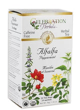 CELEBRATION HERBALS Alfalfa Peppermint Tea Organic 24 Bag, 0.02 Pound