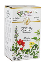 CELEBRATION HERBALS Alfalfa Peppermint Tea Organic 24 Bag, 0.02 Pound