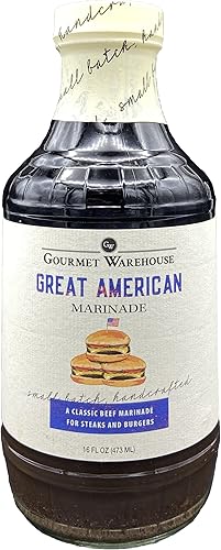 Gourmet Warehouse Small Batch Great American Marinade Made With Natural Ingredients No HFCS 16 Oz (Pack of 1)