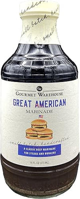 Gourmet Warehouse Small Batch Great American Marinade Made With Natural Ingredients No HFCS 16 Oz (Pack of 1)