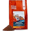Stone Creek Coffee Medium Roast Ground Coffee - 12 Ounce (Pack of 1) - Specialty Smooth and Sweet Fresh Roasted Coffee Beans with Fruity/Chocolate