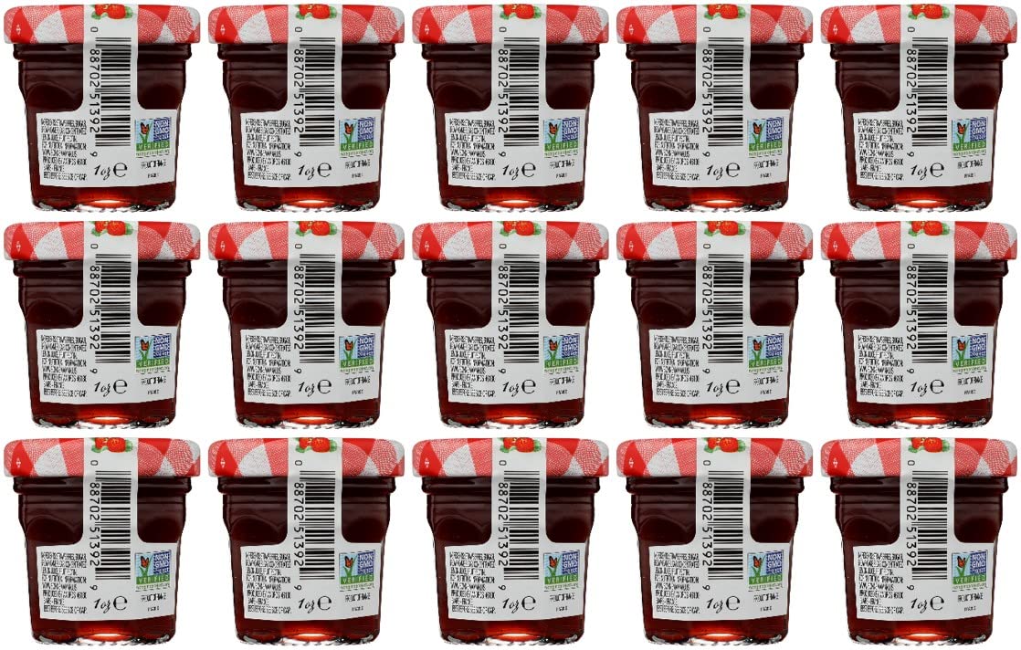 Bonne Maman Strawberry Preserves, 1 Ounce Jars (Pack of 15)