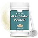 6 oz Gum Arabic Powder, 100% Pure, Premium Gum Arabic Powder, DIY Watercolor Paints, Gum Arabic Suitable for Making Ice Cream, Cake, Yogurt, Craft