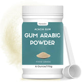 6 oz Gum Arabic Powder, 100% Pure, Premium Gum Arabic Powder, DIY Watercolor Paints, Gum Arabic Suitable for Making Ice Cream, Cake, Yogurt, Craft