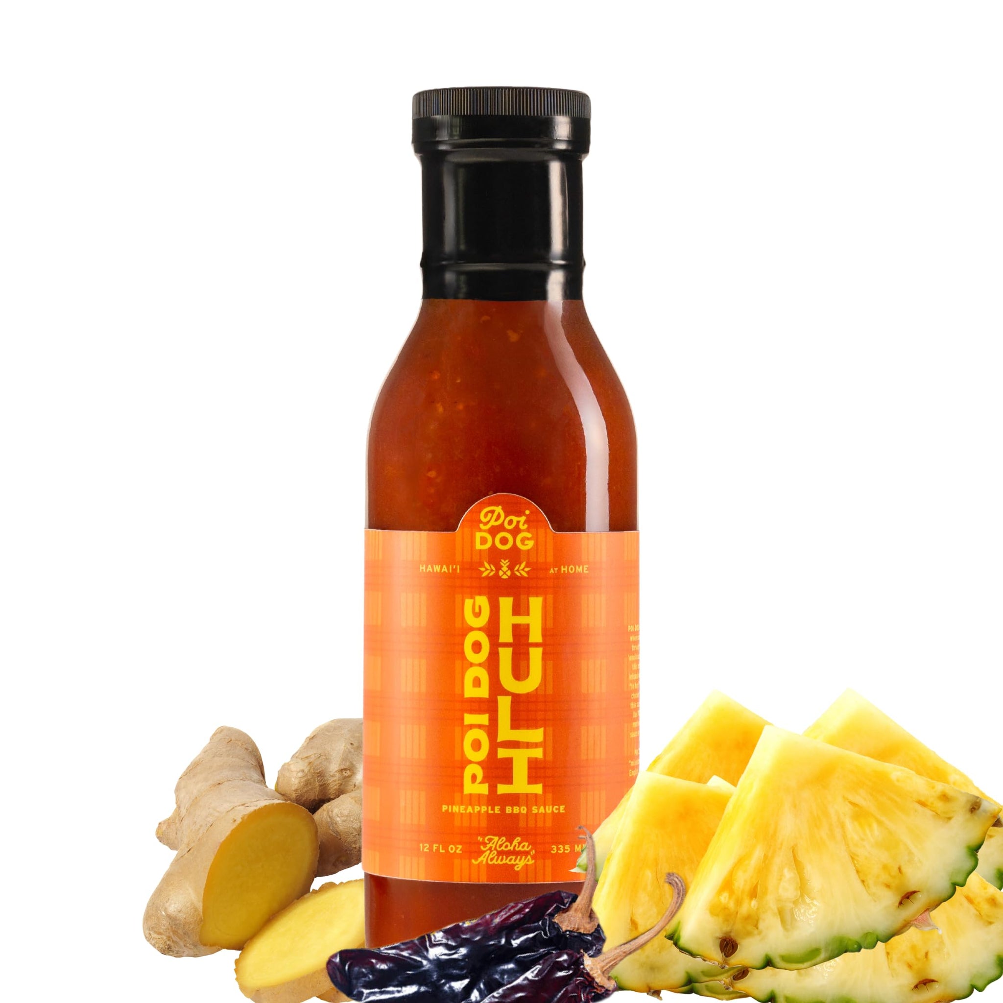 Poi Dog - Huli Sauce - Vegan Hawaiian Barbecue Marinade - 12oz Bottle
