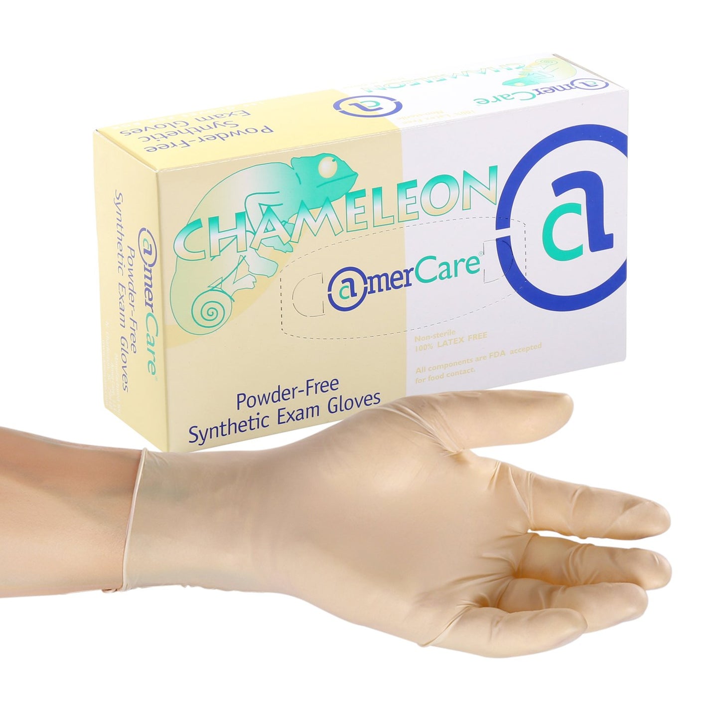 AmerCare Chameleon Powder Free, Synthetic Gloves, Large, Case of 1000