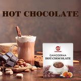 GANOHERB Mushroom Hot Chocolate Mix with Reishi, Mushroom Coffee Alternative Hot Cacao Powder for Energy, Mood and Immune System, Vegan Mushroom