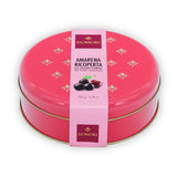 Domori Chocolate Coated Amarena Cherries Tin Gift Box