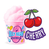 Fun Sweets Cotton Candy - 2 Pack - Jelly Bean CottonCandy in 1.5 oz Tubs - Individual Carnival Cotton Candy Tubs