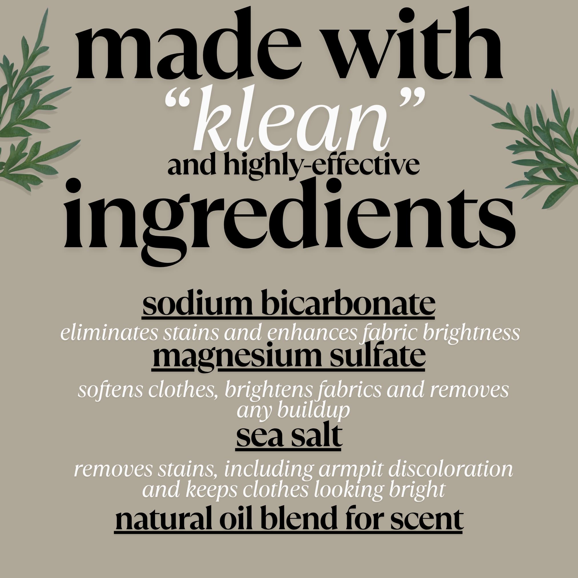 Laundry Detergent Powder | Non-Toxic Laundry Detergent for Sensitive Skin | Easy To Use, Tough on Stains, Gentle on Fabrics | Botanical Laundry Powder