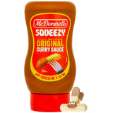 Mcdonnells Curry Sauce - Original Squeeze Curry Sauce 12.35 oz Bottles - Mcdonnells for Easy Meals and Dips - 1 Pack with a Random Item