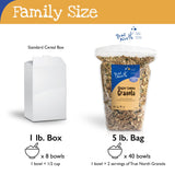True North Granola - Ginger Lemon Granola with Pineapple and Almonds, Gluten Free, Vegan, All Natural and Non-GMO, Bulk Bag, 5 lb.