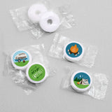 Happy Camper Party Favors - Round Candy Stickers - 108pc