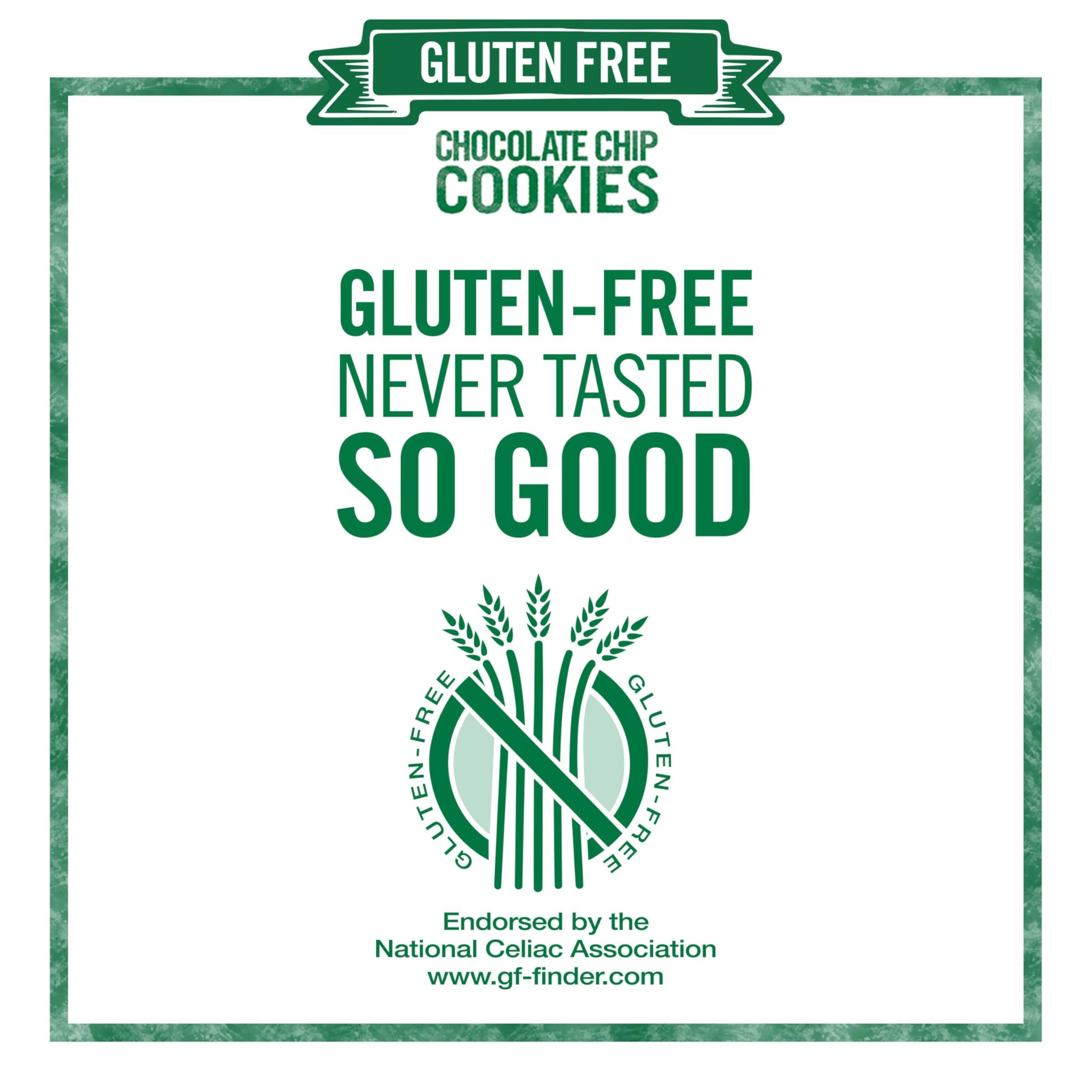 Tate's Bake Shop Tiny Gluten Free Chocolate Chip Cookies, 3 - 5.5 oz Bags