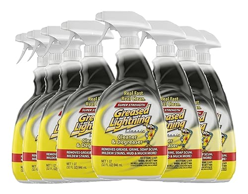 Greased Lightning Super Strength Multi-Purpose Cleaner & Degreaser, 32 fl oz 8 Pack