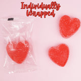Bluey Valentine’s Heart Gift Box, Fruit Punch Flavored Gummy Hearts Inside, Individually Wrapped Pieces, 3.17 Ounces