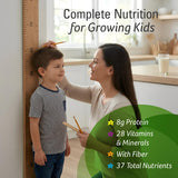 Enterex Kidz Nutritional Shake Mix for Kids - Vanilla | 8g Protein, Reduced Sugar, 28 Vitamins & Minerals | Gluten Free, with Fiber | 400g (7